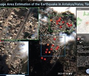한국 위성 사진, 튀르키예 지진 피해 대응에 활용된다