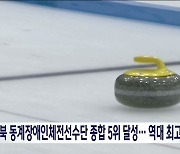 전북 동계장애인체전선수단 종합 5위 달성… 역대 최고