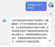 “中경제 낙관 불가” 답변 중국판 챗봇 돌연 서비스 중단…사상개조?