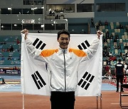 우상혁, 시즌 첫 대회서 은메달..."동기부여 됐다"