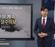 [기상센터] 겨울 추위 계속…강원 영동엔 '대설주의보'