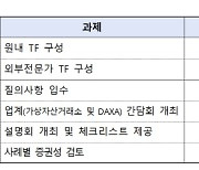 금감원, 가상자산 증권성 판단 TF 꾸려