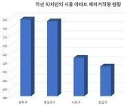 지난해 서울 아파트 투자 ‘동작·영등포·서초 順'