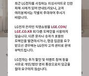 LG전자, 자사 연상 도메인 58개 사들여 피싱 예방