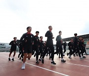 남자 U-20 축구대표팀, 아시안컵 앞두고 훈련