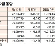 [데이터로 보는 증시] 증시 주변 자금 동향(2월 13일)