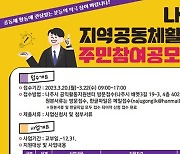 나주시, 지역공동체 활성화 주민참여사업 추진