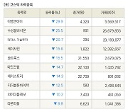 [fnRASSI]장마감, 코스닥 하락 종목(이엠앤아이 -29.9% ↓)