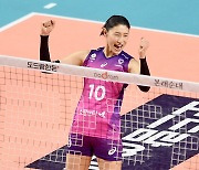 [MD포토] 김연경 '승리의 기쁨'