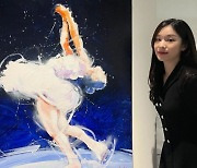 프랑스 작가가 그린 ‘퀸연아’…김연아 그 옆에서 인증샷 ‘찰칵’