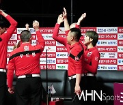 [Ms포토] 웰컴저축은행 팀 쿠드롱 선두에 파이팅