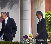 블링컨·라브로프 G20서 우크라전후 첫 면담…"핵군축복귀" 촉구