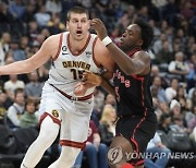 '요키치 트리플더블급 활약' NBA 서부 선두 덴버, 토론토 꺾고 4연승