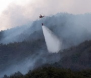 합천, 첫 '산불 대응 3단계' 발령…진화 예상 시간 하루 이상