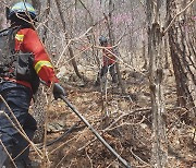 순천 송광사서 화재, 산불로 번져..인월암 불 타