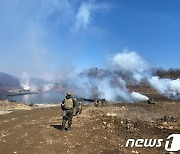 임진강서 훈련 시작한 한미연합사단 제11공병대대