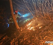 경북 봉화군에서 산불 발생