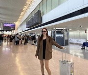 아나운서 박지영, ’야구 여신’ 이어 ‘공항 여신’ 존재감…독보적 8등신 아우라