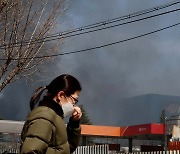 "수십미터 불기둥에 바람까지…두려움에 밤새워"