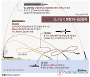 [그래픽] 최근 발사 북한 미사일 종류