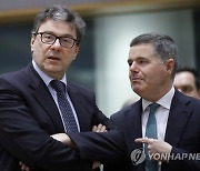 BELGIUM EU EUROGROUP FINANCE MINISTERS MEETING