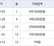 수원 영통동 (살구마을)동아서광성지진덕 101㎡ 6억1000만원에 거래