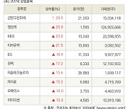 [fnRASSI]장마감, 코스닥 상승 종목(금양그린파워 29.9% ↑)