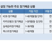 "파킹통장보다 낫네" 1개월 초단기예금 뜬다