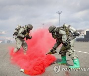 부산항서 민관군 통합피해 복구 훈련