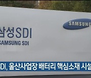 삼성SDI, 울산사업장 배터리 핵심소재 시설 확대