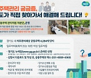 경기도 '공동주택 관리지원 자문단' 운영… 공동주택관리 궁금증 해결