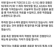 김동연 "檢, 22일간 문서 6만3천여개 압수…법치라는 이름의 독재"