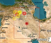 이란-이라크 국경서 규모 5.1 지진(상보)