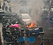 '축구팬 맞나'… '나폴리 원정 폭동' 독일 팬 8명 체포