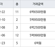 성남 수내동 수내양지마을한양1단지 35㎡ 6억6500만원에 거래