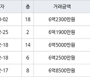 용인 풍덕천동 신정마을주공1단지아파트 59㎡ 6억1900만원에 거래