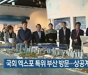 국회 엑스포 특위 부산 방문…상공계 간담회