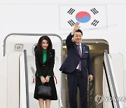 1박2일 일본 방문 마친 윤석열 대통령 내외