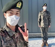 방탄소년단(BTS) 진, 군복이 가장 잘 어울리는 남자아이돌 투표 1위