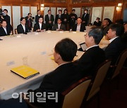 [포토]제8차 고위당정협의회, '발언하는 김기현'