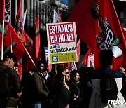 고물가에 지친 포르투갈 '임금인상·물가억제' 촉구 시위