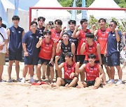 한국 男비치핸드볼, 중국 상대로 '국제무대 첫 승'.. 亞선수권 9위 마감