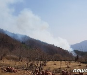 장수서 장계면 산불 50여분만에 진화 완료…담뱃불 원인 추정