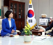 황영호 충북도의회의장 몽골 국회의원 우호교류 면담