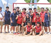 韓 남자 비치핸드볼, 아시아선수권서 중국 꺾고 국제대회 첫 승