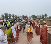 상월결사 인도순례 1167km 도보 순례 마무리…23일 귀국