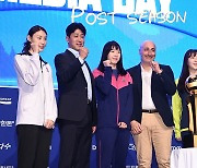 V리그 여자부 포스트시즌 파이팅[포토]
