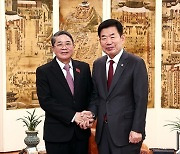 김진표 의장, 응우옌 득 하이 베트남 국회부의장 접견