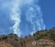 강원 4곳서 동시다발 산불…화천, 야간 진화 중