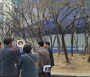 김규식 광명부시장, 소하동 상업지구 현장 소통